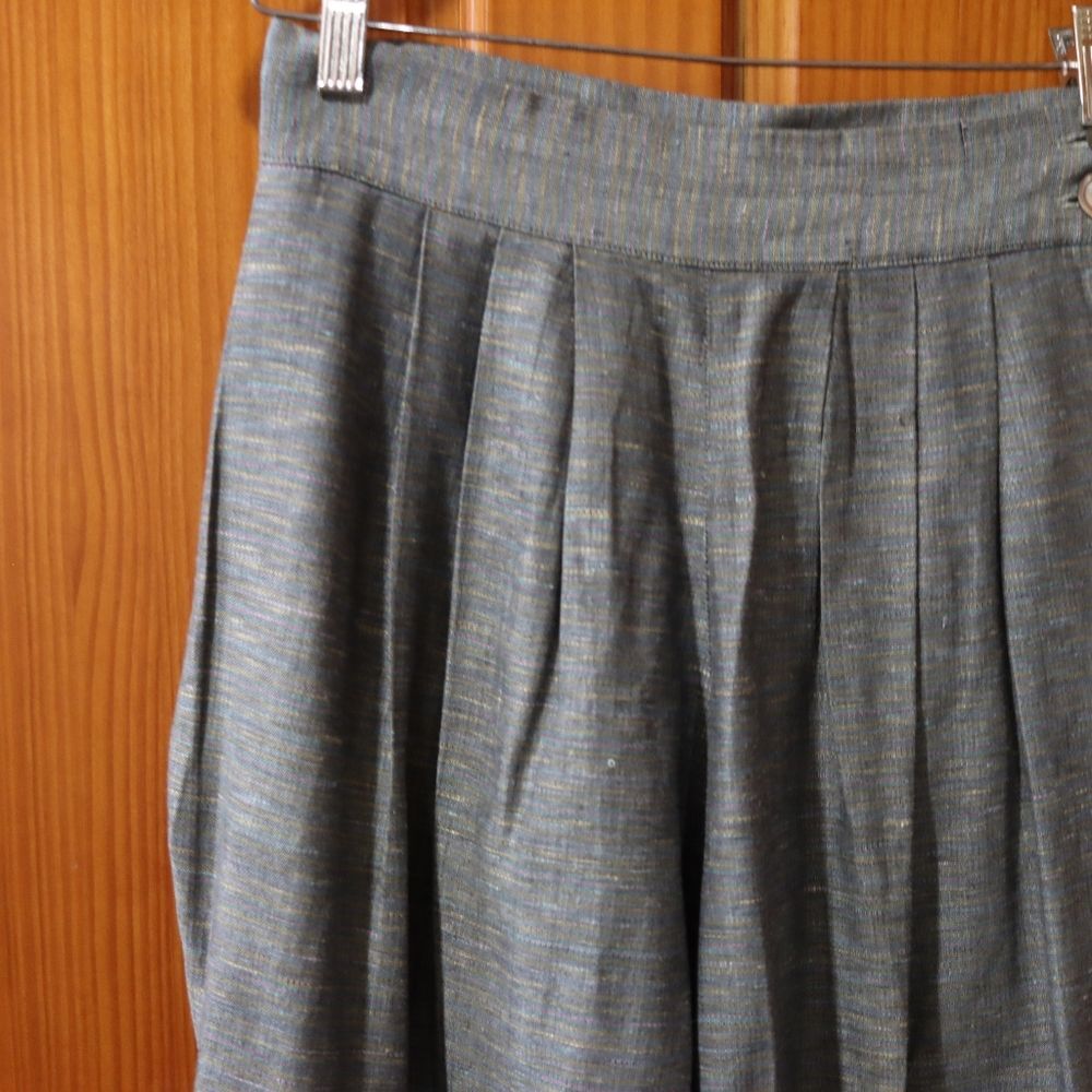 Alice Berry Vintage High Wasted Wide Leg Subtle Rainbow Corporate Goth Pants 28 - Picture 13 of 13